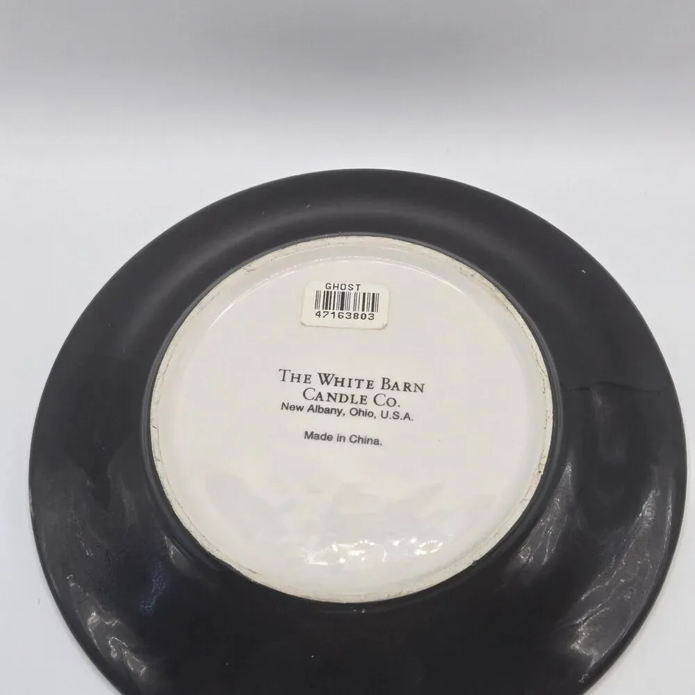 Halloween White Barn Candle Co 7” Ghosts Pillar Candle Holder/ Trinket Dish - Picture 4 of 5